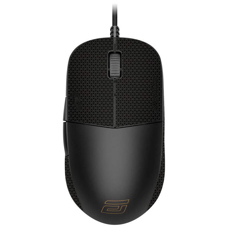 Nærbilde av tekstur på Endgame Gear XM1 Lizard Skins DSP Grip musegrep svart