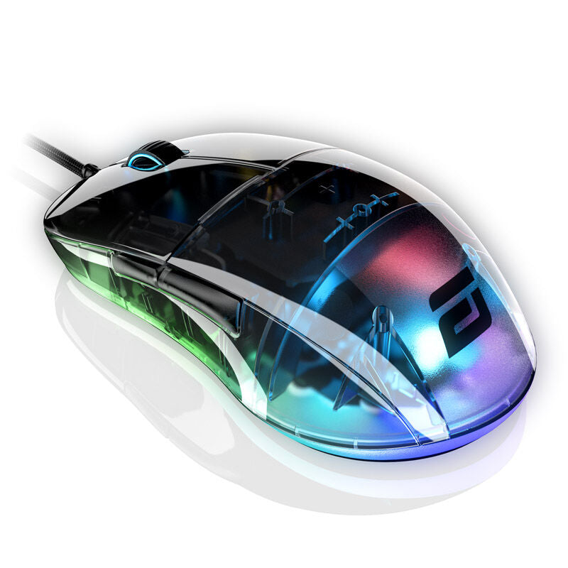 Endgame Gear XM1 RGB gamingmus Kailh GM 4.0 16000 DPI hvit forfra