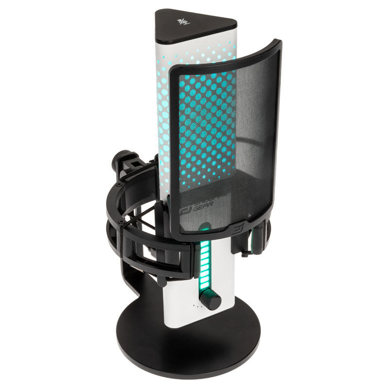 Endgame Gear XSTRM USB mikrofon kondensator RGB hvit forfra