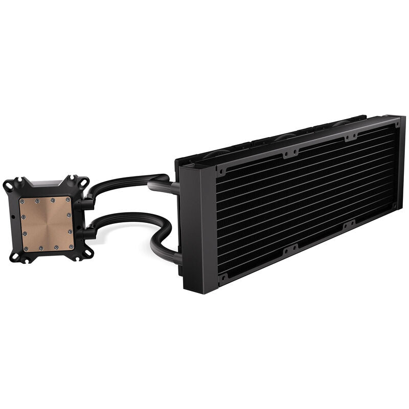 Endorfy Navis F360 ARGB AIO vannkjøling 360 mm svart nærbilde av pumpe