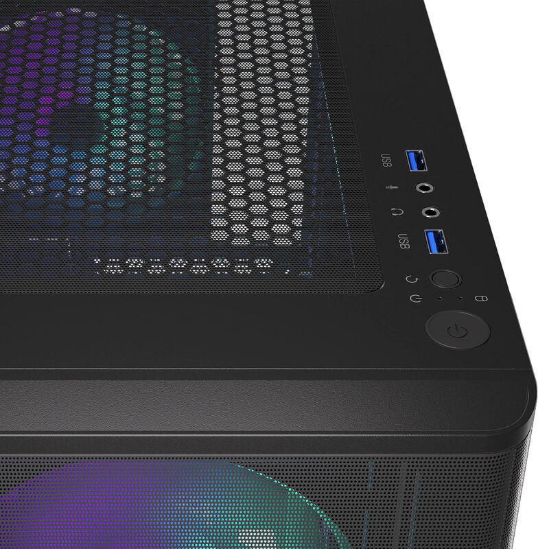Endorfy Ventum 200 ARGB kabinett midtårn ATX svart - Endorfy