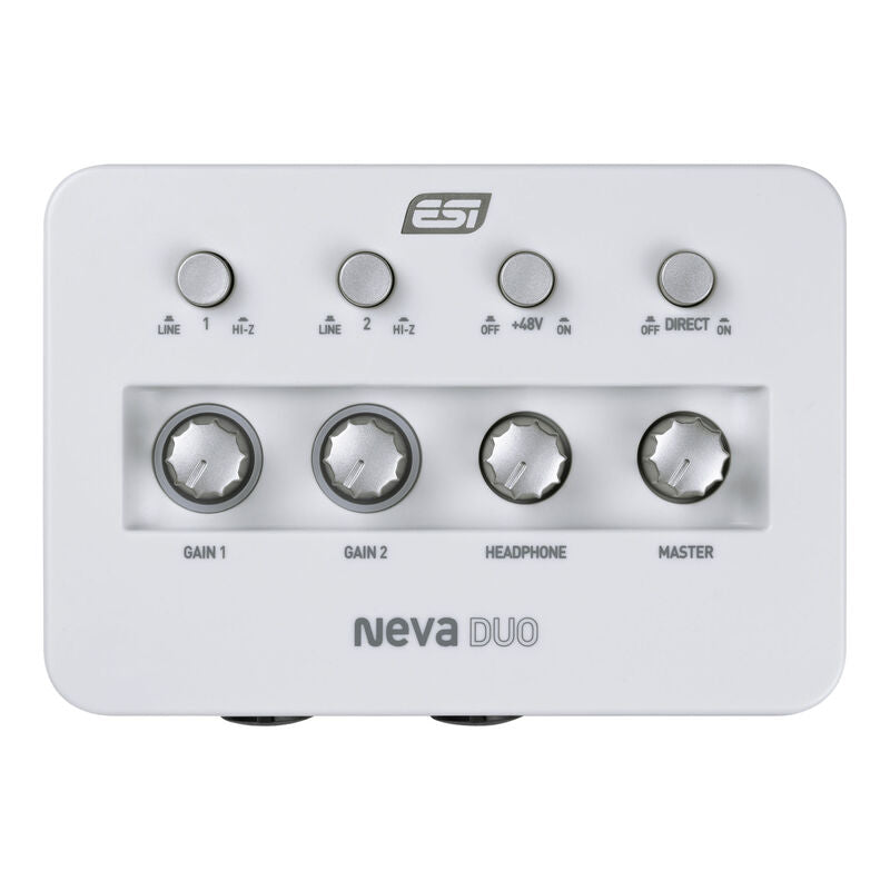 ESI Neva DUO USB lydgrensesnitt bakside