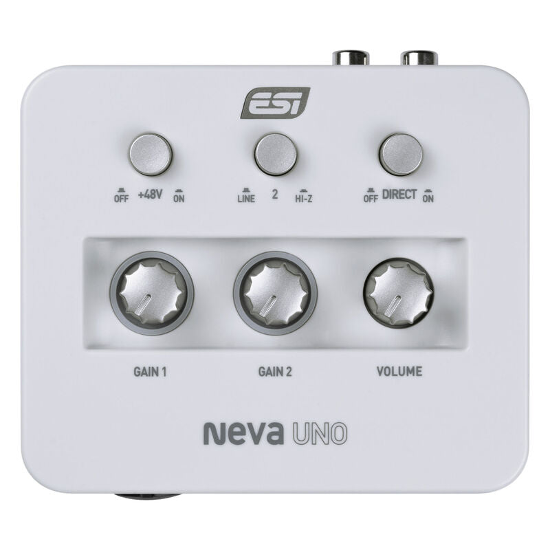 ESI Neva UNO USB lydgrensesnitt hvit bakside
