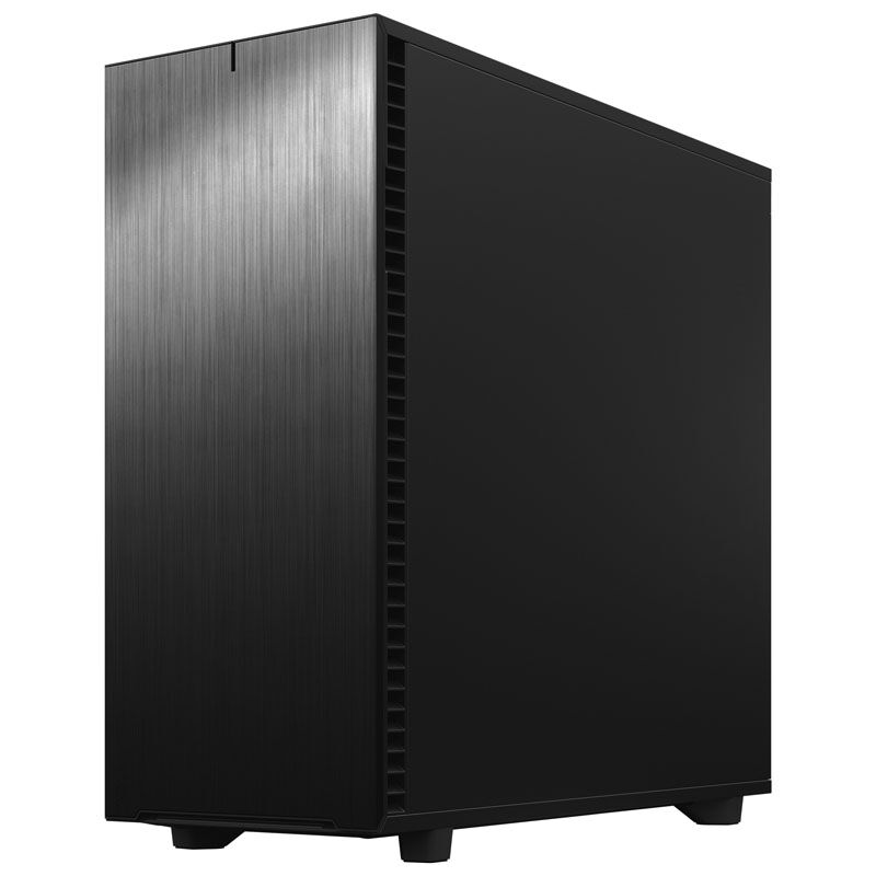 Fractal Design Define 7 XL fulltårn stillegående svart detalj av front