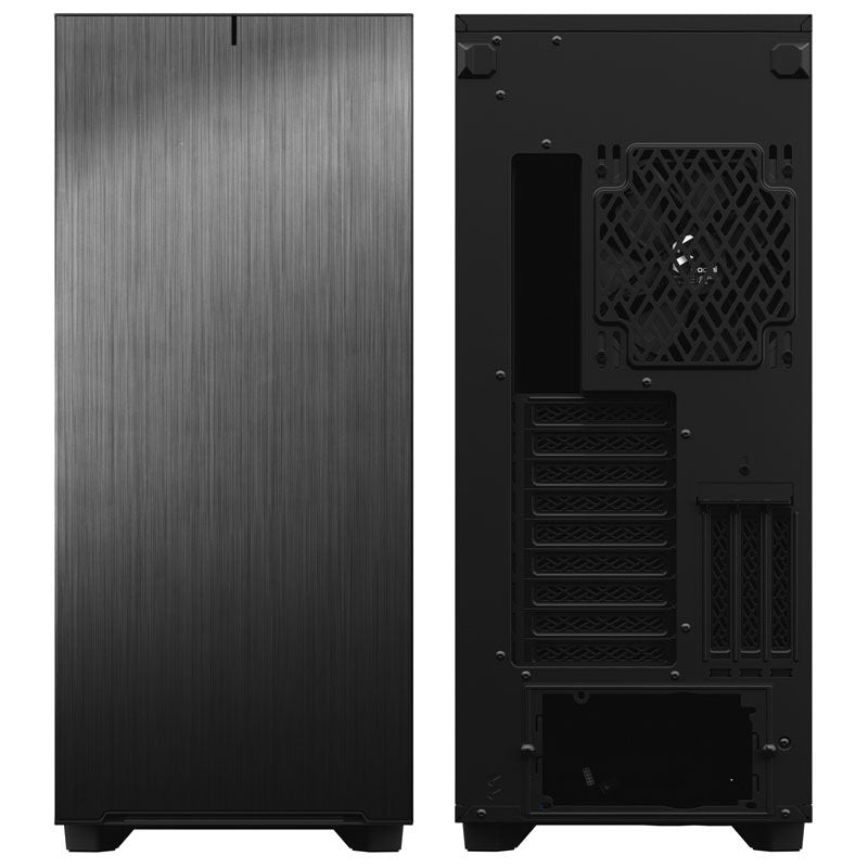 Fractal Design Define 7 XL fulltårn stillegående svart nærbilde av vifte