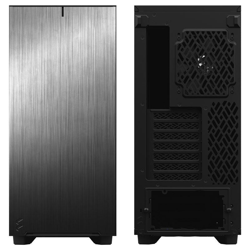 Nærbilde av kjølevifte i Fractal Design Define 7 Compact kabinett midtårn stillegående svart