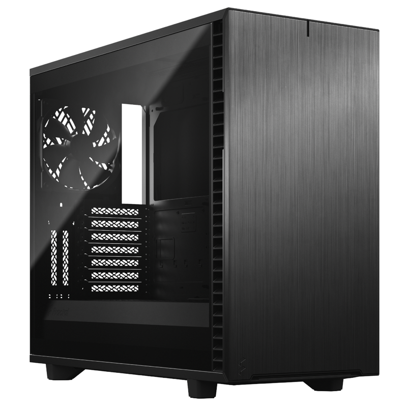Fractal Design Define 7 Dark TG kabinett midtårn dempet svart forfra