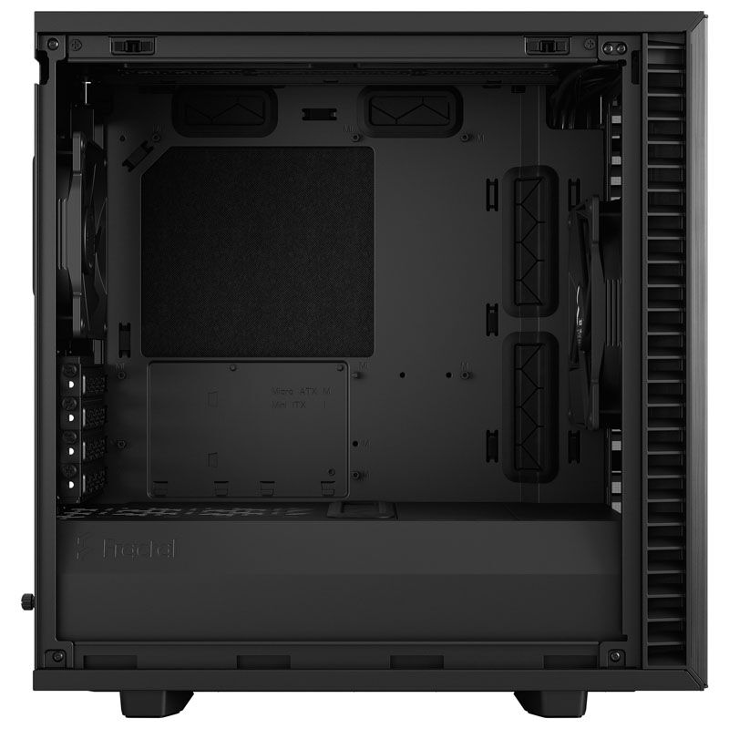 Oversikt Fractal Design Define 7 Mini kabinett innvendig