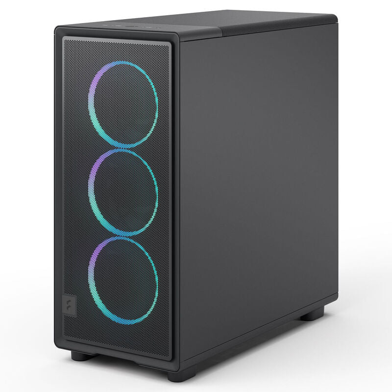 Detalj av RGB-vifter i Fractal Design Epoch Black RGB kabinett