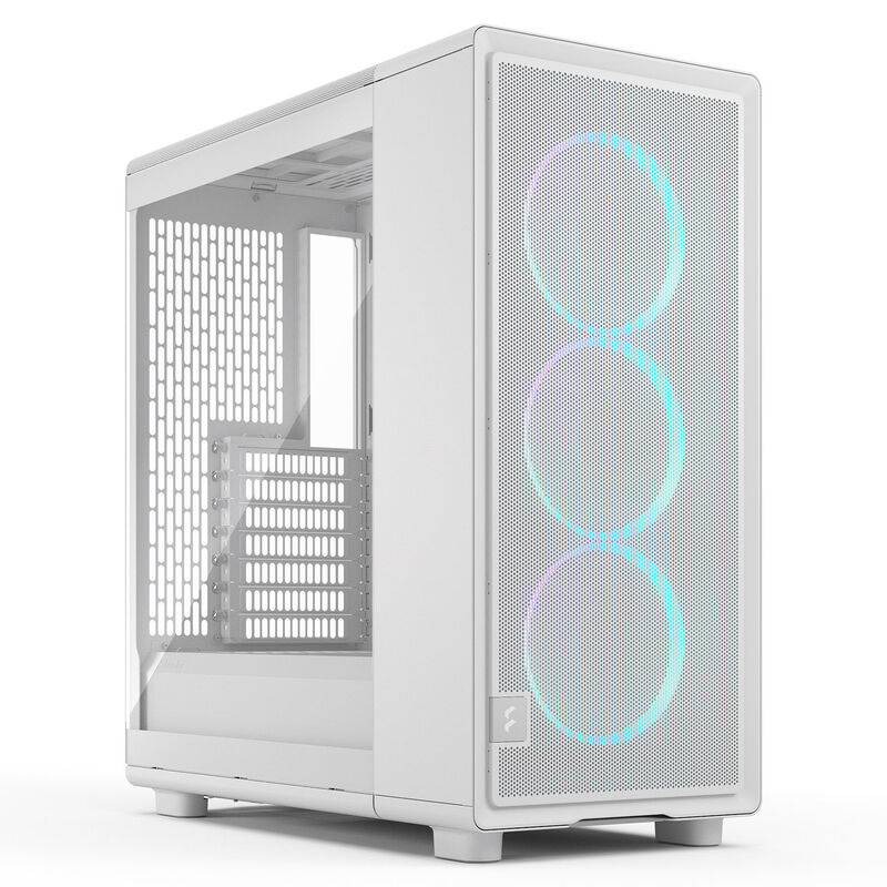 Fractal Design Epoch RGB TG Clear Tint kabinett forfra hvit