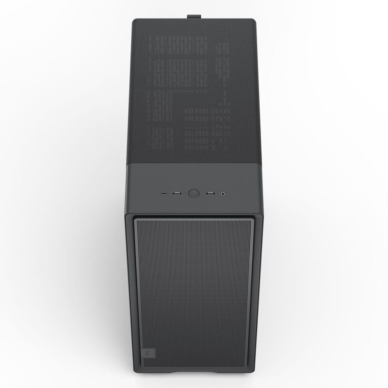 Nærbilde av herdet glass sidepanel på Fractal Design Epoch TG Light Tint kabinett