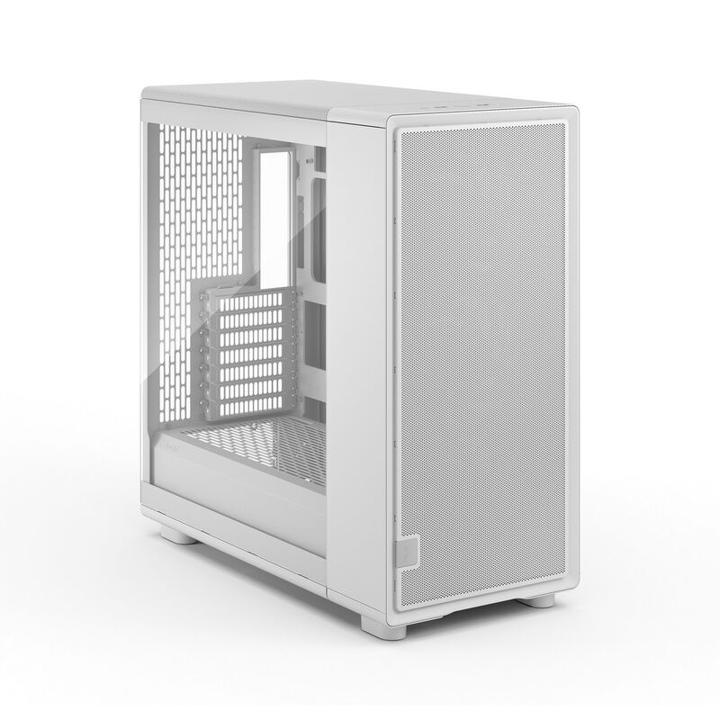 Detaljbilde av mesh-front på Fractal Design Epoch XL TG kabinett