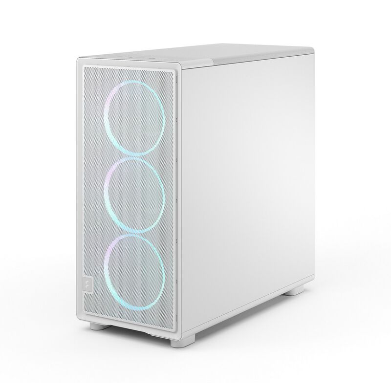 Fractal Design Epoch XL RGB TG kabinett montert med hardware