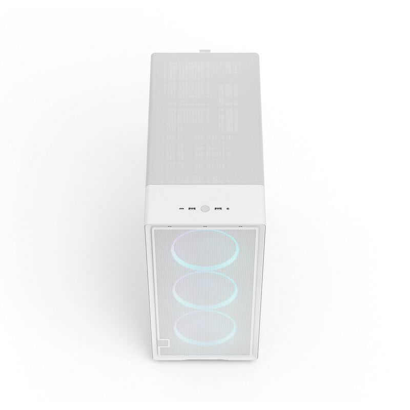 Nærbilde av Fractal Design Epoch XL RGB TG kabinett herdet glass sidepanel