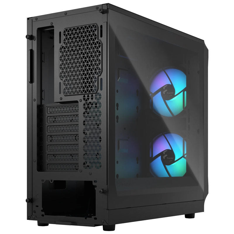 Nærbilde av mesh støvfilter i Fractal Design Focus 2 RGB Black TG
