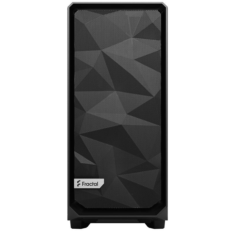 Detalj av mesh-front på Fractal Design Meshify 2 Compact kabinett