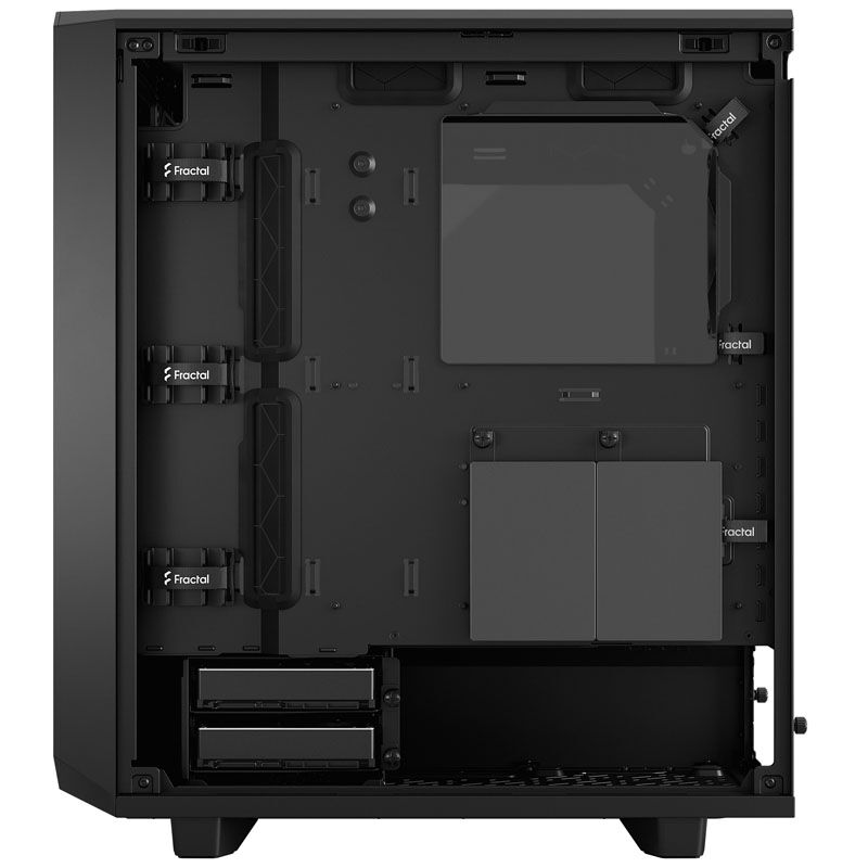 Fractal Design Meshify 2 Compact kabinett med radiator installert