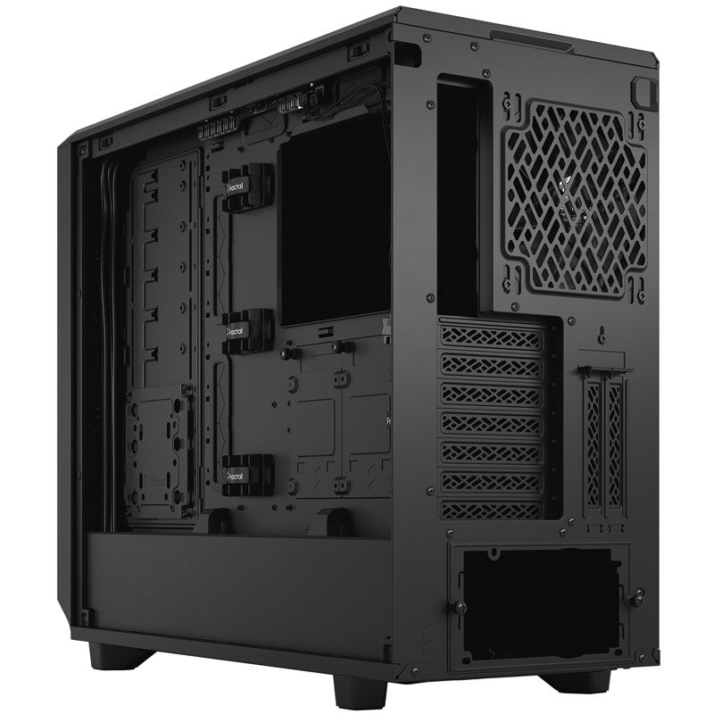 Fractal Design Meshify 2 kabinett midtårn E-ATX svart nærbilde av frontpanel