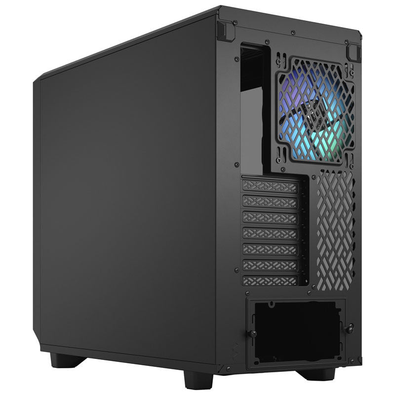 Fractal Design Meshify 2 Lite RGB kabinett midtårn E-ATX svart sidepanel temperglass