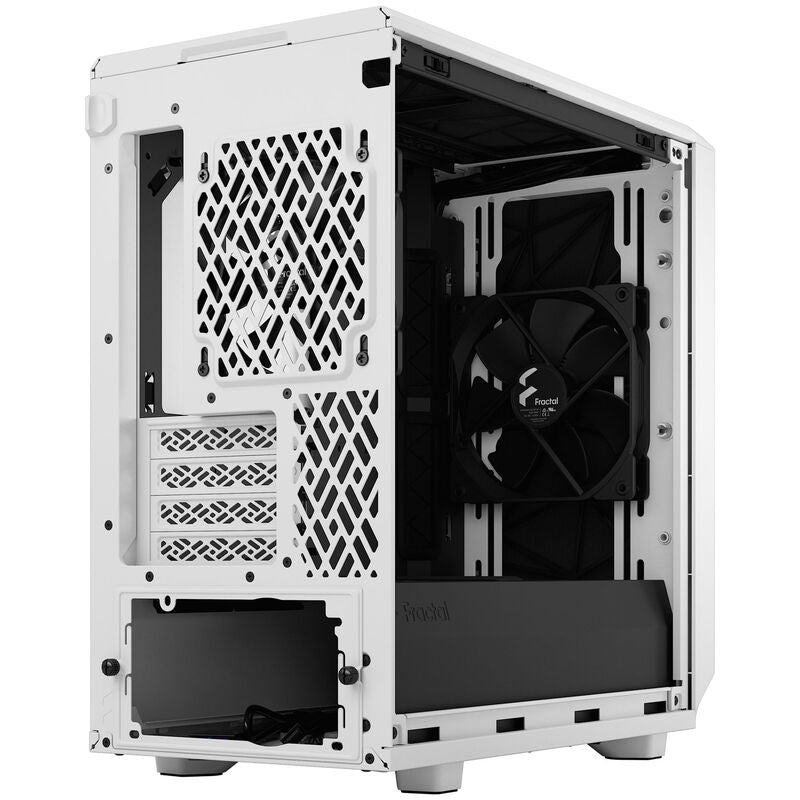 Fractal Design Meshify 2 Mini Micro-ATX kabinett herdet glass hvit intern layout