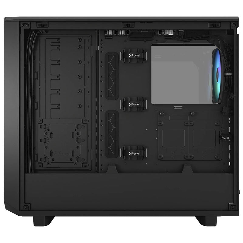 Fractal Design Meshify 2 RGB kabinett midtårn herdet glass svart sidepanel