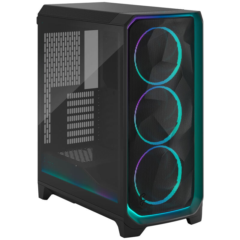 Fractal Design Meshify 3 Ambience Pro RGB kabinett bakside med porter