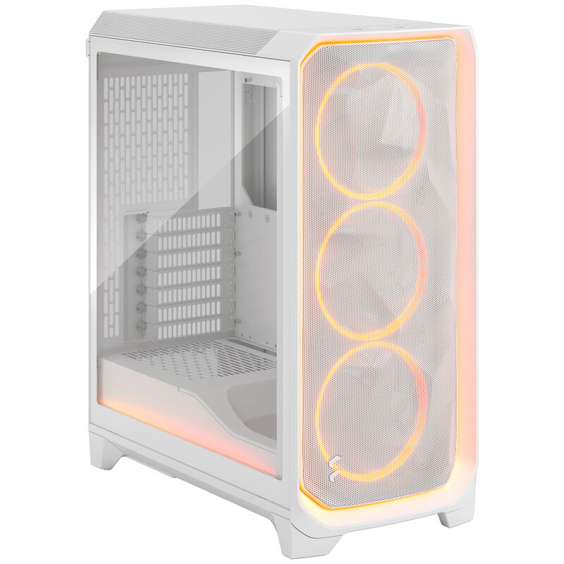 Fractal Design Meshify 3 Ambience Pro RGB kabinett bakside med porter
