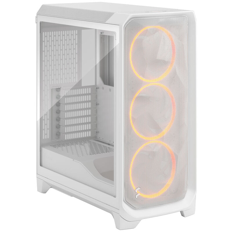 Fractal Design Meshify 3 RGB TG kabinett midtårn E-ATX hvit bakside