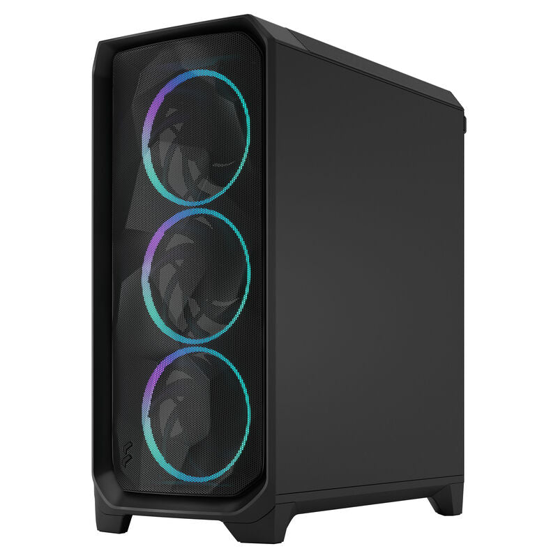 Nærbilde av RGB-belysning i Fractal Design Meshify 3 RGB TG Light