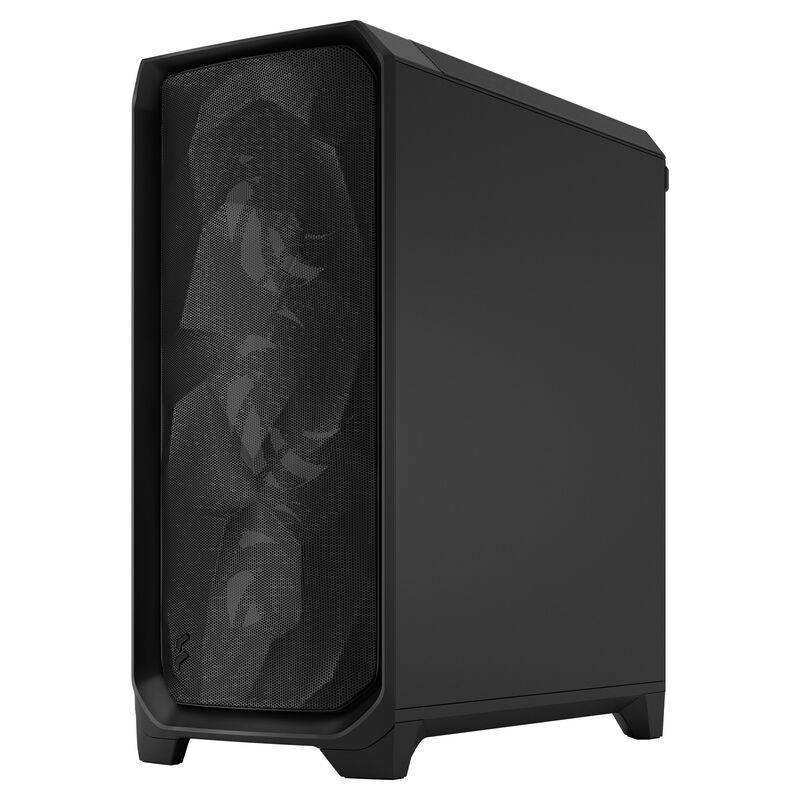 Nærbilde av mesh-front på Fractal Design Meshify 3 TG Light Tint