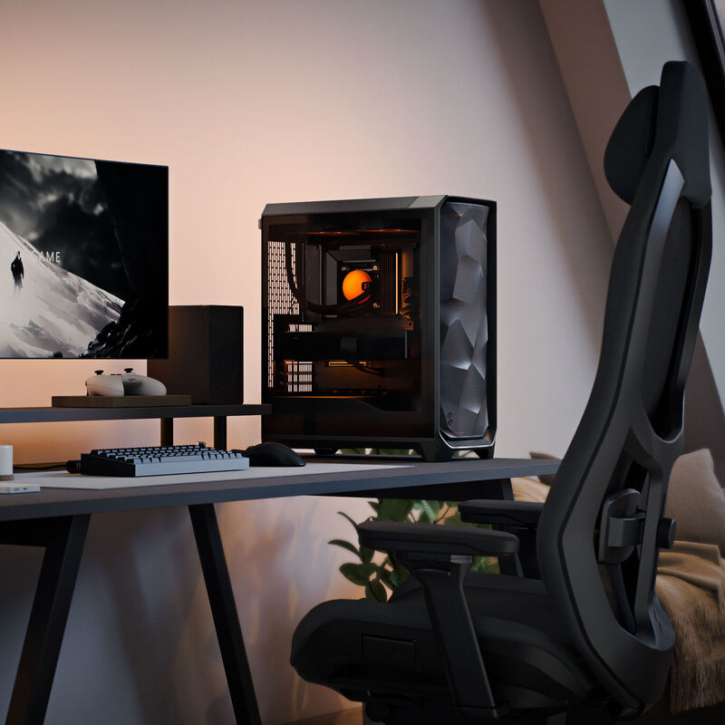 Fractal Design Meshify 3 TG Light Tint kabinett midtårn E-ATX - Fractal Design