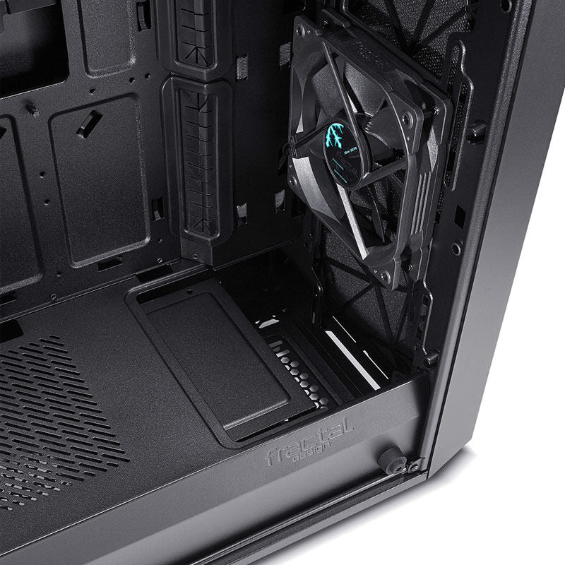 Fractal Design Meshify C Dark kabinett topp med I/O-panel