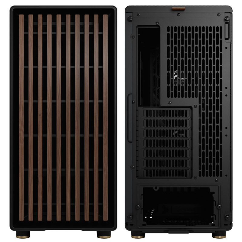 Montert system i Fractal Design North kabinett midtårn ATX mesh svart