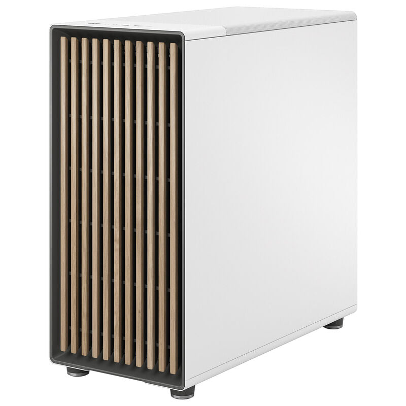 Fractal Design North XL Chalk kabinett mesh hvit bakside