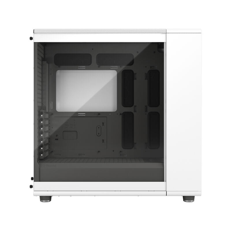 Fractal Design North XL Chalk kabinett TG Clear hvit bakside