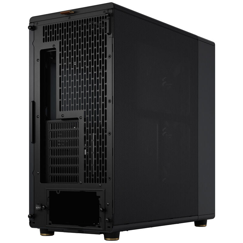 Fractal Design North XL Charcoal kabinett nærbilde av frontpanel