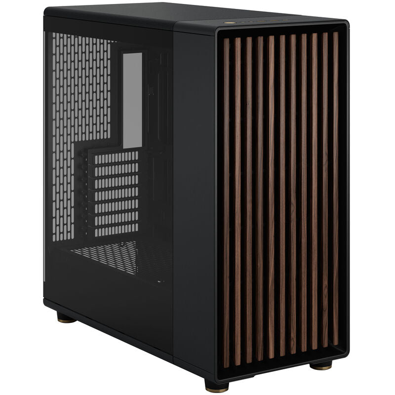 Fractal Design North XL RC Charcoal TG Dark kabinett bakside