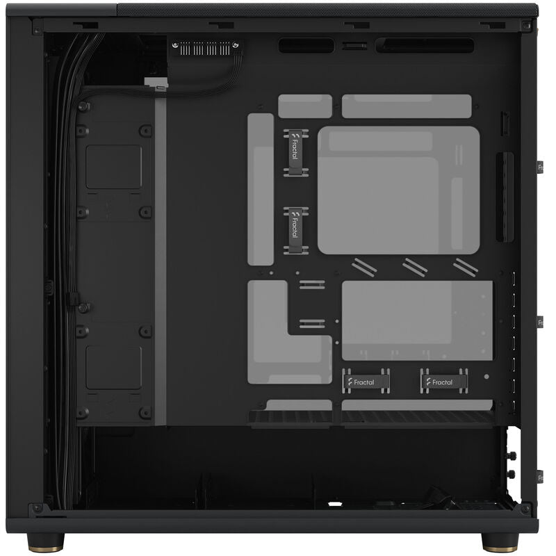 Fractal Design North XL RC Charcoal TG Dark kabinett sett ovenfra
