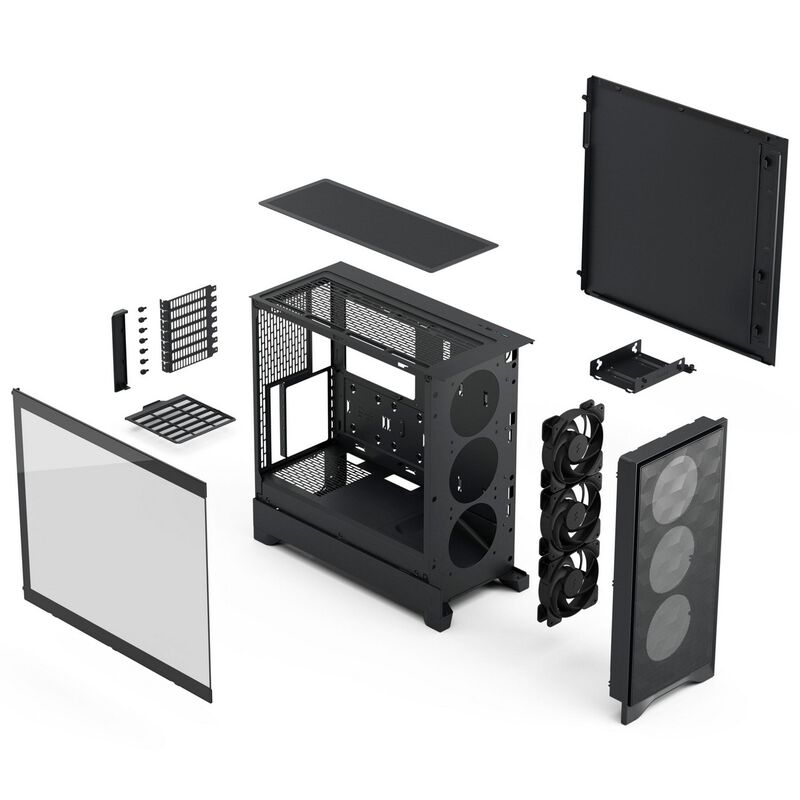 Fractal Design Pop 2 Air Black TG kabinett med installert grafikkort