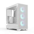 Fractal Design Pop 2 Air TG RGB kabinett hvit forfra