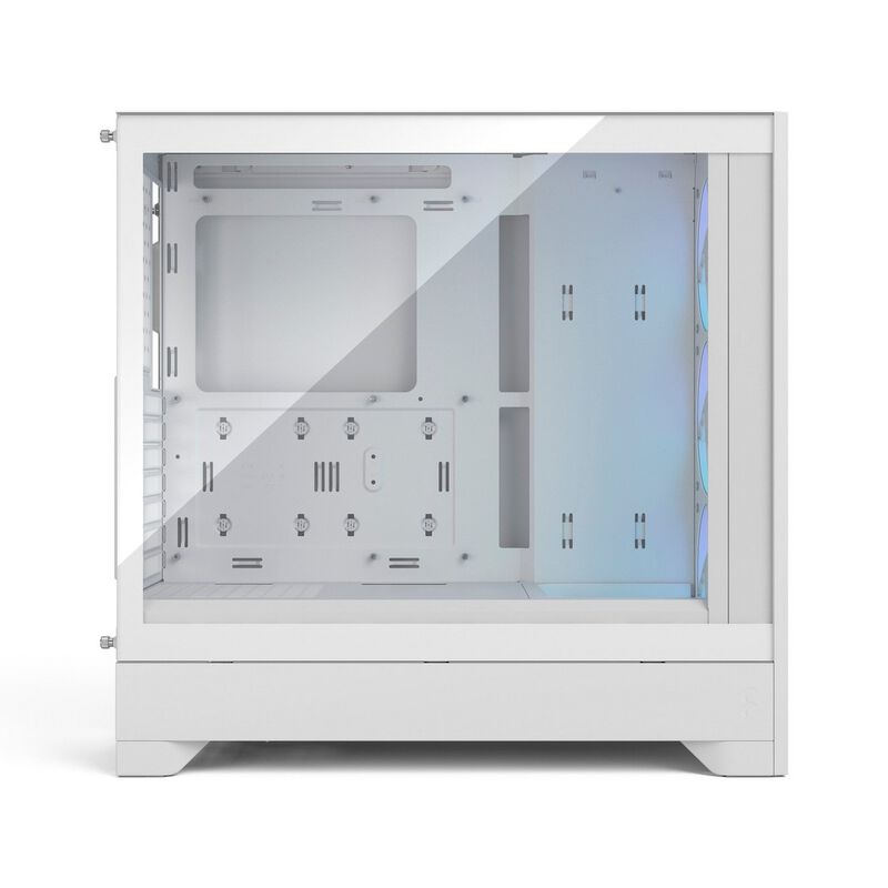 Nærbilde av mesh-panel på Fractal Design Pop 2 Air TG RGB kabinett hvit