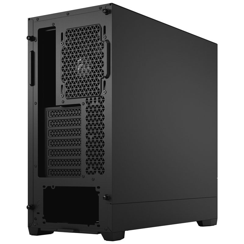 Nærbilde av vifte i Fractal Design Pop Air Black Solid kabinett midtårn svart
