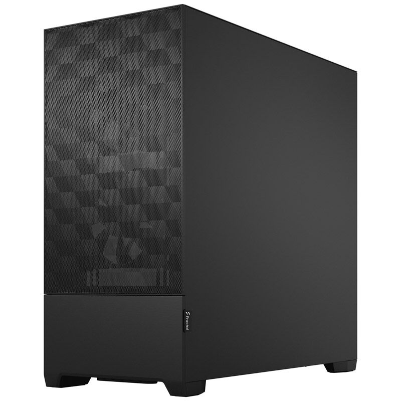 Fractal Design Pop Air Black TG Clear Tint kabinett bakside