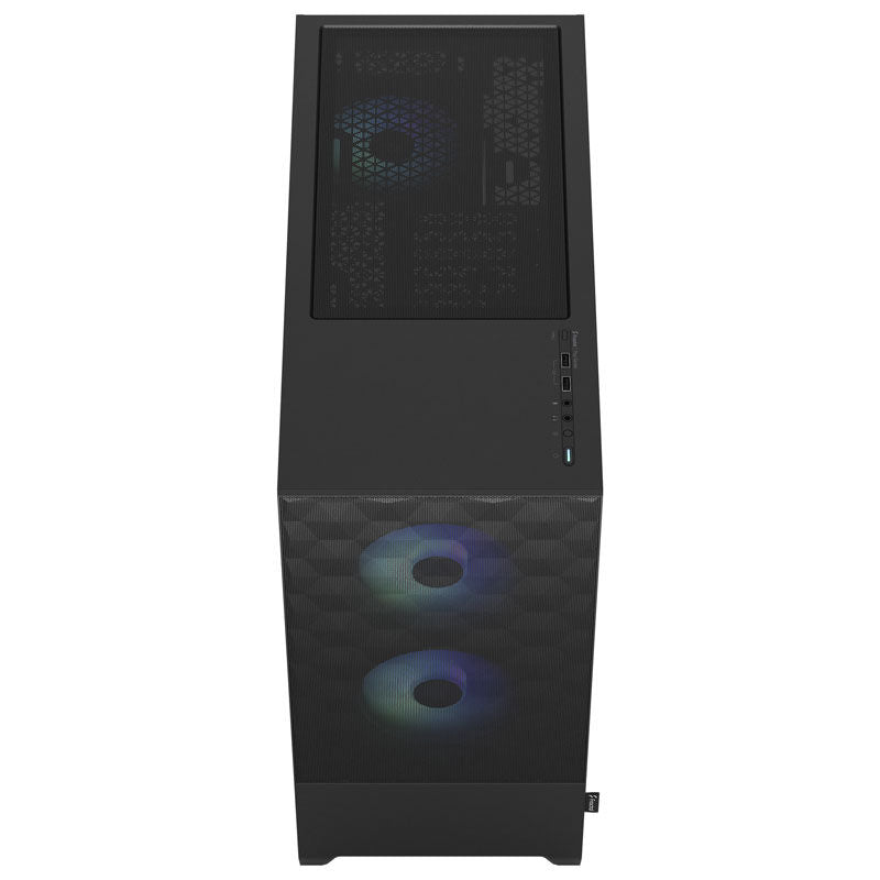 Montert Fractal Design Pop Air RGB midtårn kabinett med RGB-vifter