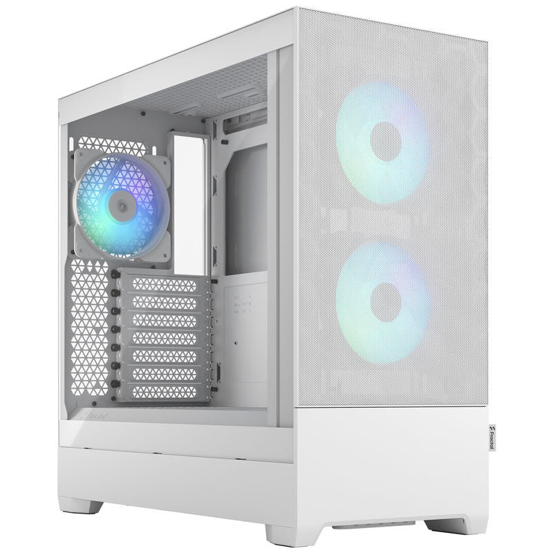 Fractal Design Pop Air RGB TG kabinett midtårn ATX hvit forfra