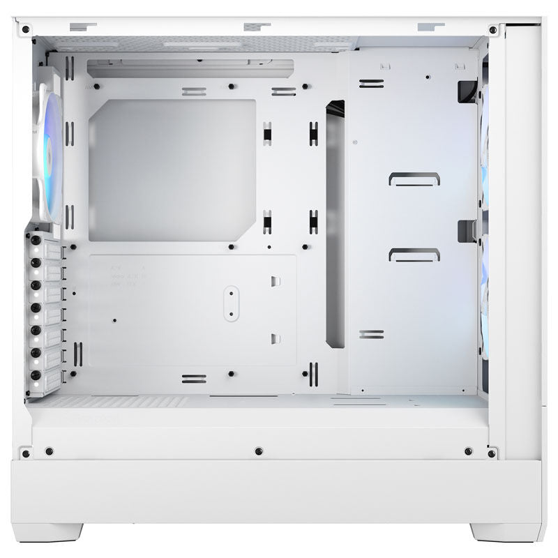 Fractal Design Pop Air RGB TG kabinett hvit med luftfilter på fronten