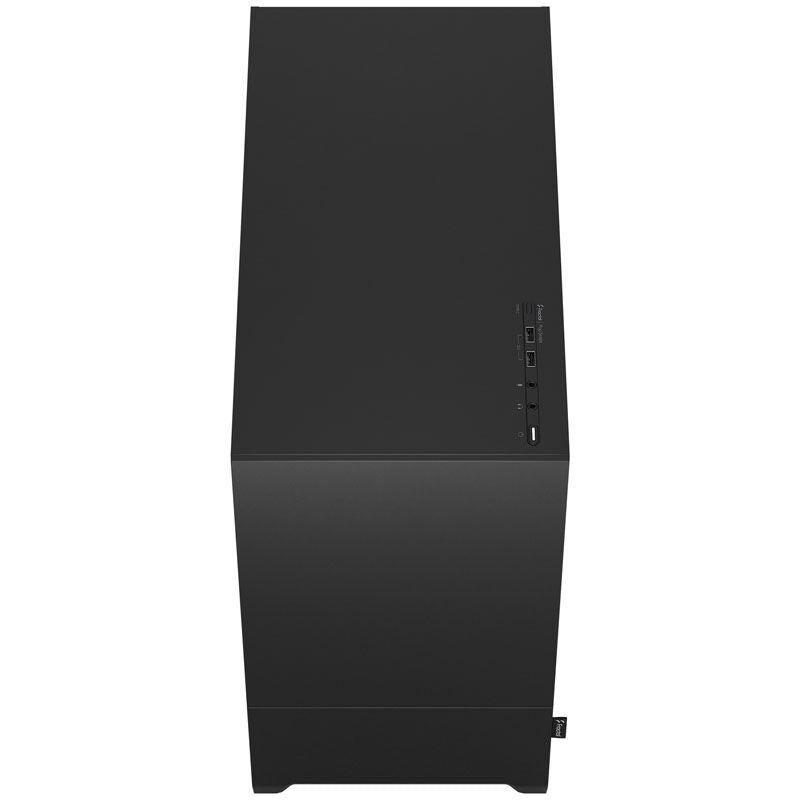 Montert Fractal Design Pop Mini Silent Solid kabinett i skrivebord