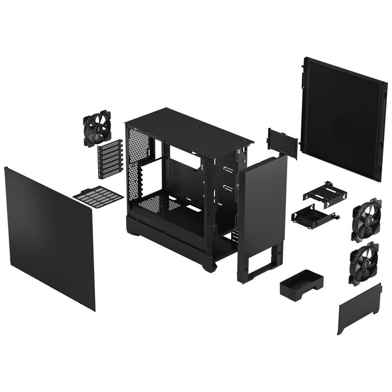 Fractal Design Pop Silent Solid kabinett installasjon