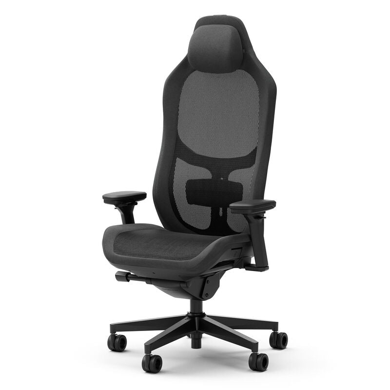 Fractal Design Refine Mesh gamingstol svart detalj armlener