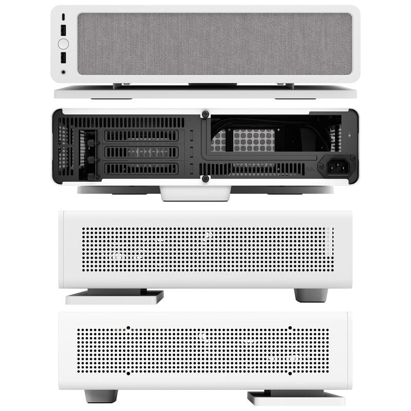 Fractal Design Ridge kabinett Mini-ITX PCIe 4.0 hvit - Fractal Design